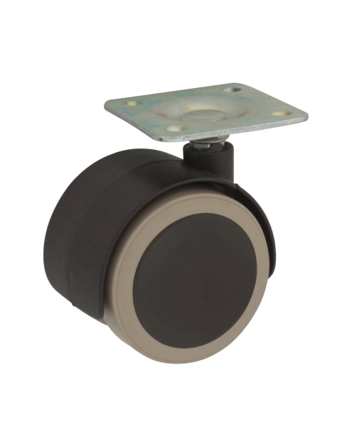 Zdjęcie: Kółko meblowe 40 mm, 25 kg płyta mocująca do paneli METRO