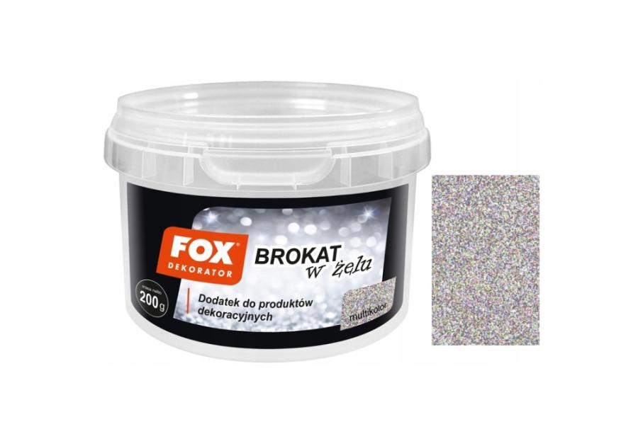 Zdjęcie: Brokat w żelu Fox multikolor 200 g ATLAS