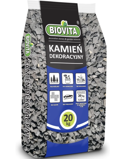 Zdjęcie: Grys Nero Ebano 12-16mm 20 Kg BIOVITA