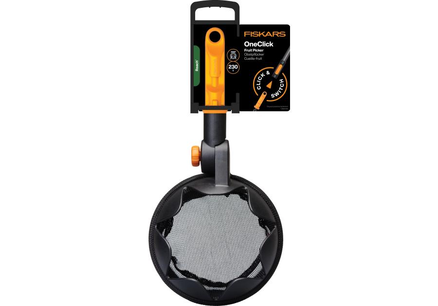 Zdjęcie: Zbierak do owoców z drzew, głowica One Click FISKARS