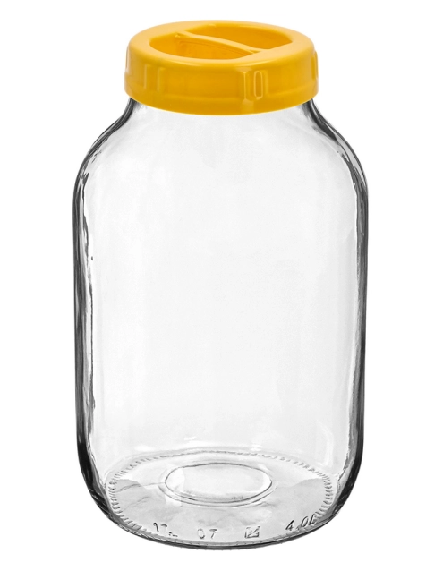 Zdjęcie: Słoik 4L z plastikową zakrętką BROWIN