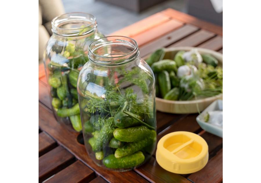 Zdjęcie: Słoik 4L z plastikową zakrętką BROWIN