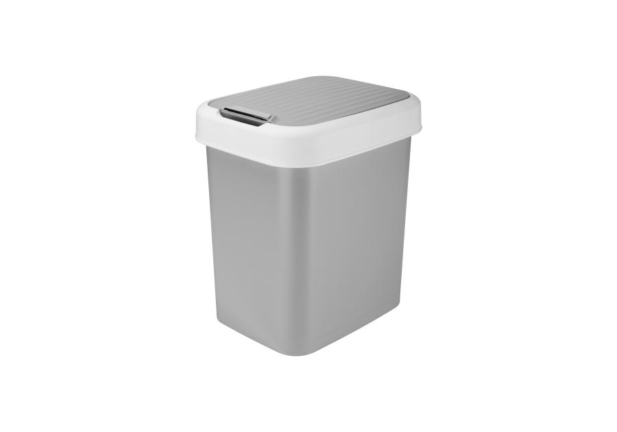 Zdjęcie: Kosz uchylny Valor 12 L jasnoszary GALICJA