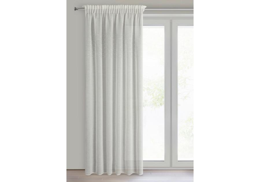 Zdjęcie: Firana gotowa Kleo na taśmie 140 x 270 cm biały EUROFIRANY