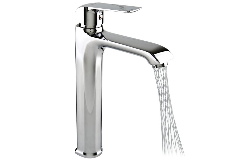 Zdjęcie: Bateria umywalkowa stojąca, nablatowa, wysoka, z perlatorem Aurora Mikado VALVEX