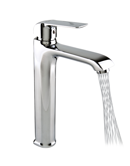 Zdjęcie: Bateria umywalkowa stojąca, nablatowa, wysoka, z perlatorem Aurora Mikado VALVEX