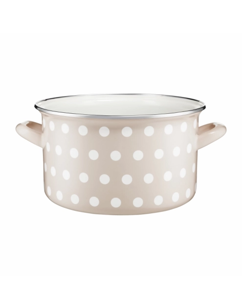 Zdjęcie: Garnek Vigo 22 cm krem kropki DOMOTTI