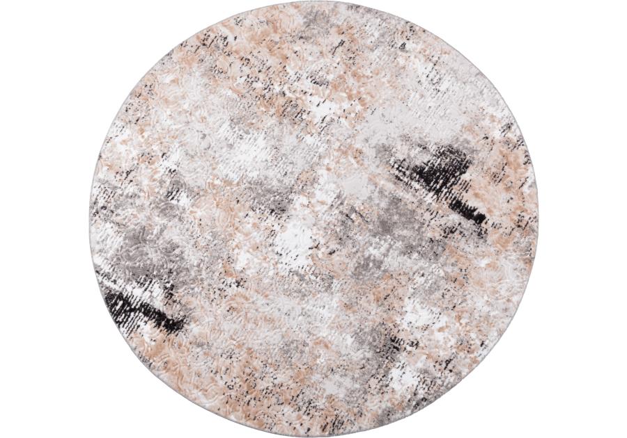 Zdjęcie: Dywan Vision 150 cm koło przecierka szaro-beżowa MULTI-DECOR