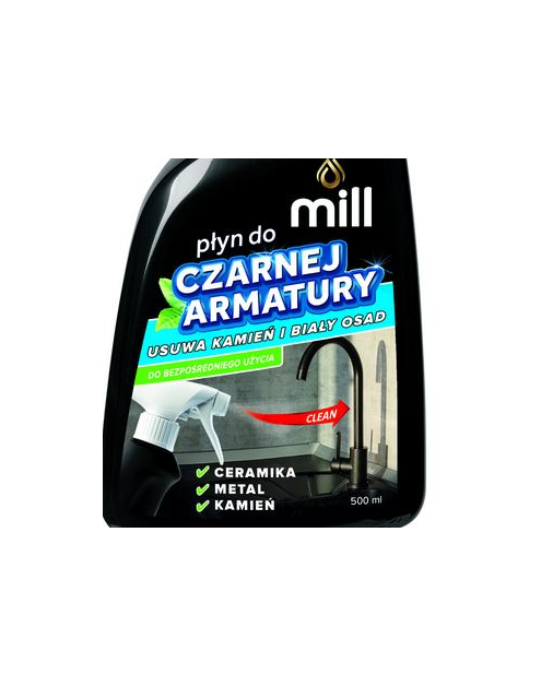 Zdjęcie: Płyn do czyszczenia czarnej armatury 500ml MILL clean MADONIS