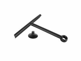 Ściągaczka do wody 22x2,7x3,3 cm czarna AWD INTERIOR