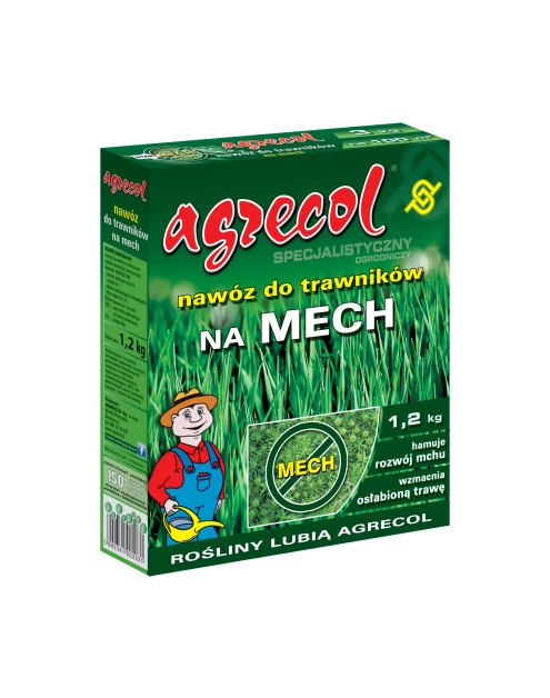 Zdjęcie: Nawóz do trawników na mech 1,2 kg AGRECOL