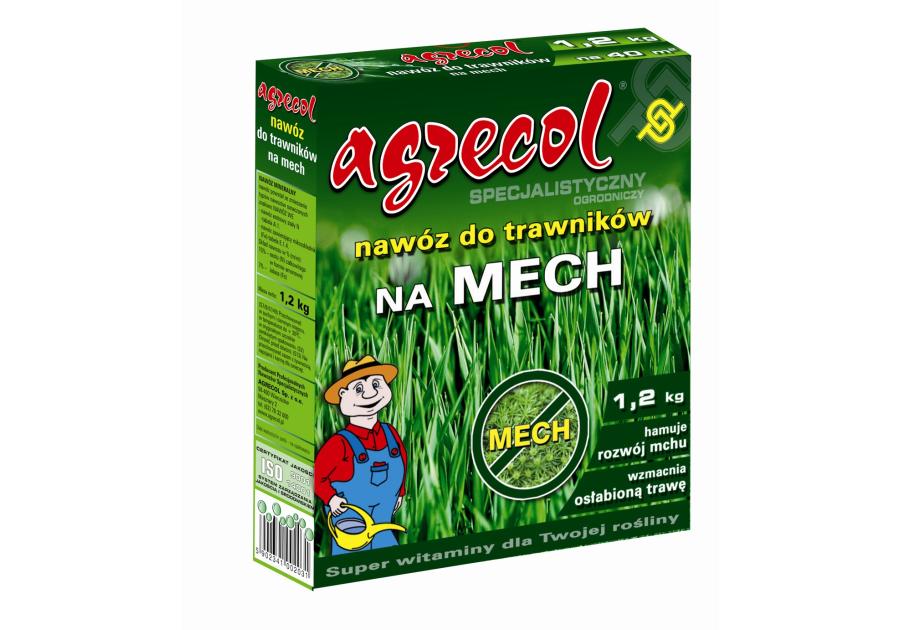 Zdjęcie: Nawóz do trawników na mech 1,2 kg AGRECOL