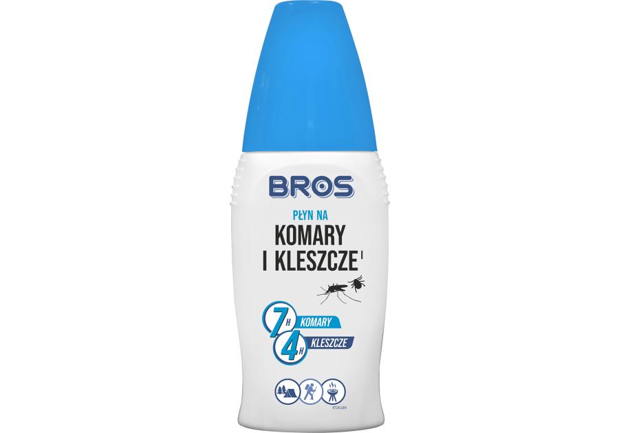 Zdjęcie: Płyn na komary i kleszcze 100 ml BROS