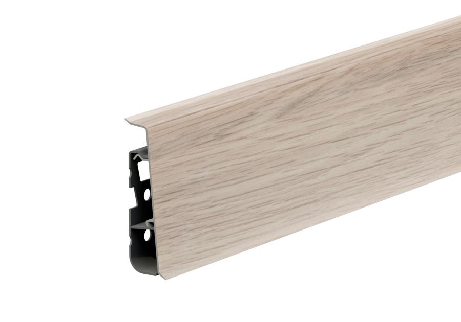 Zdjęcie: Listwa przypodłogowa PVC Hi Line Prestige 2,2x7,5 cm 2,50 m Dąb Alcanta Mat CEZAR