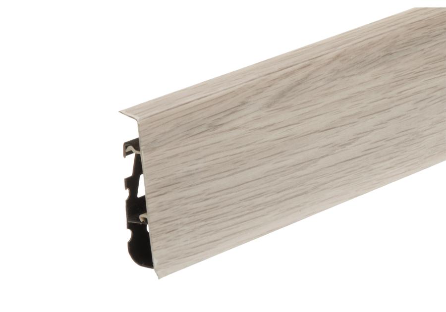 Zdjęcie: Listwa przypodłogowa PVC Hi Line Prestige 2,2x7,5 cm 2,50 m Dąb Alcanta Mat CEZAR