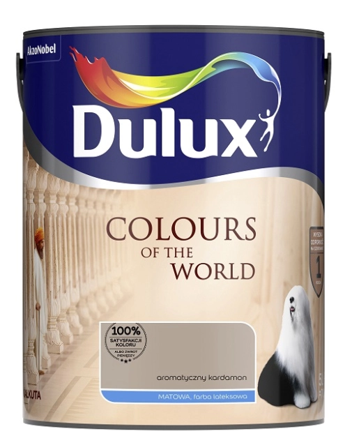 Zdjęcie: Farba do wnętrz Kolory Świata 5 L aromatyczny kardamon DULUX