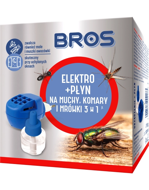 Zdjęcie: Płyn na muchy, komary i mrówki+elektro BROS