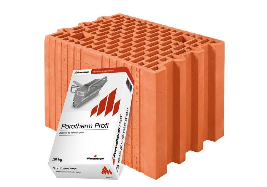 Zdjęcie: Pustak ścienyy Porotherm 25 Profi WIENERBERGER