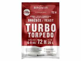 Drożdże gorzelnicze Turbo Torpedo 72h 21% - 120 g BROWIN