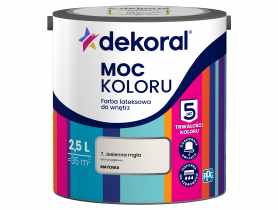 Farba lateksowa Moc Koloru jesienna mgła 2,5 L DEKORAL