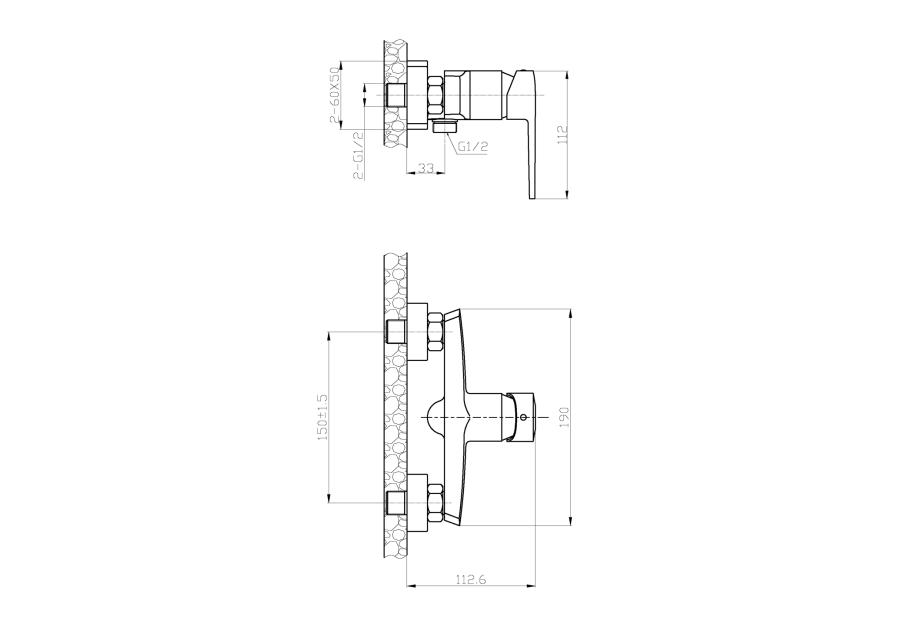 Zdjęcie: Bateria natryskowa Fira czarny INVENA