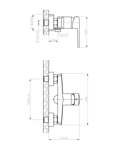 Zdjęcie: Bateria natryskowa Fira czarny INVENA