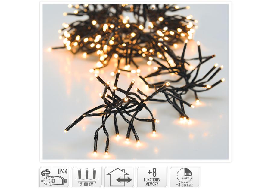 Zdjęcie: Łańcuch świetlny 2180 cm 3000 led ciepły biały KOOPMAN