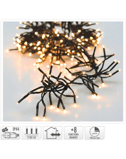 Zdjęcie: Łańcuch świetlny 2180 cm 3000 led ciepły biały KOOPMAN