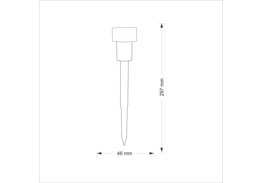 Zdjęcie: Lampa solarna Lili satynowa 4,6c m POLUX