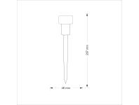 Zdjęcie: Lampa solarna Lili satynowa 4,6c m POLUX