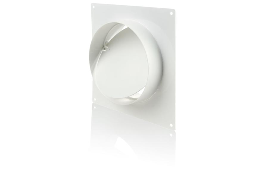 Zdjęcie: Kołnierz przyścienny z zaworem zwrotnym 150 mm biały VENTS