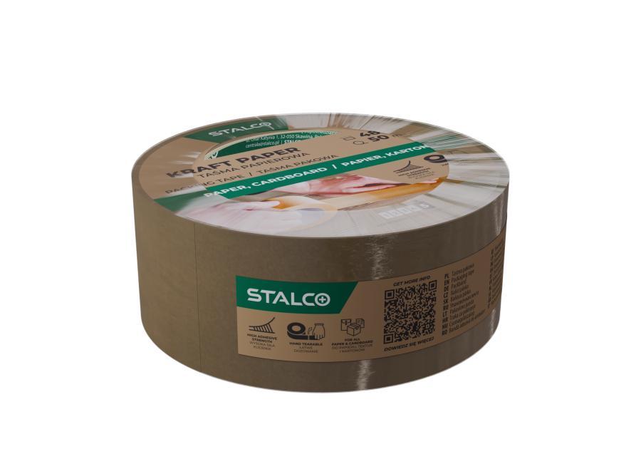 Zdjęcie: Taśma pakowa brązowa 48 mm x 60 m STALCO