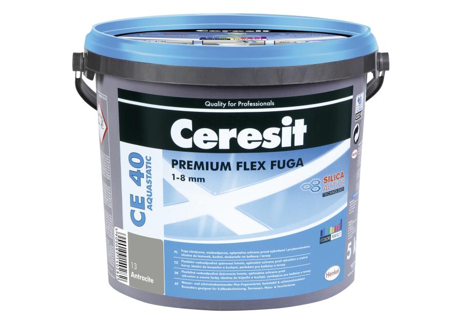 Zdjęcie: Fuga elastyczna antracite CE 40 5 kg CERESIT