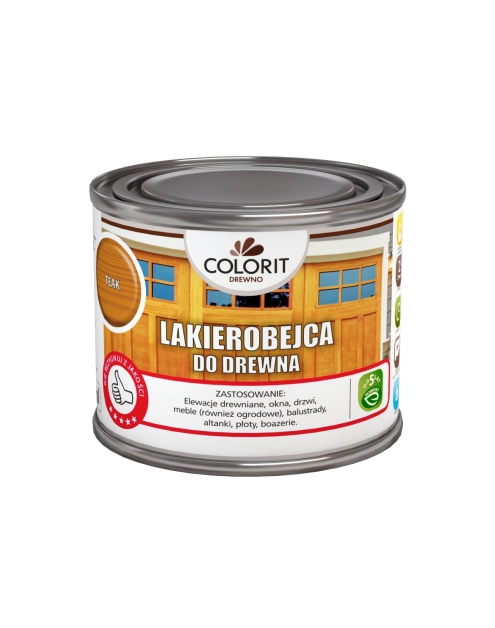 Zdjęcie: Lakierobejca do drewna, dąb 375 ml COLORIT