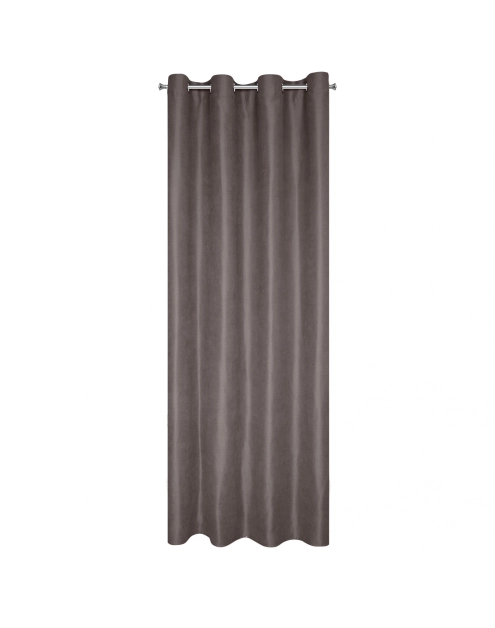 Zdjęcie: Zasłona gotowa Ada 140x250 cm grafitowy EUROFIRANY