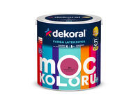 Zdjęcie: Farba lateksowa Moc Koloru powabna fuksja 2,5 L DEKORAL