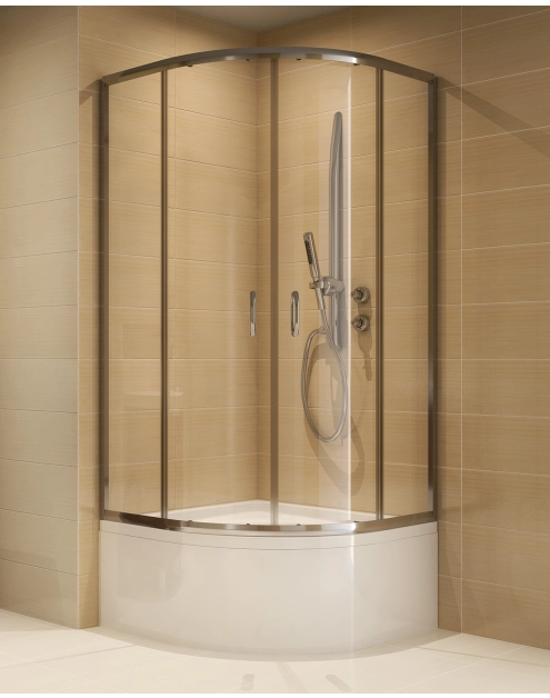Zdjęcie: Kabina prysznicowa Saona 90x167 cm półokragła CERSANIT