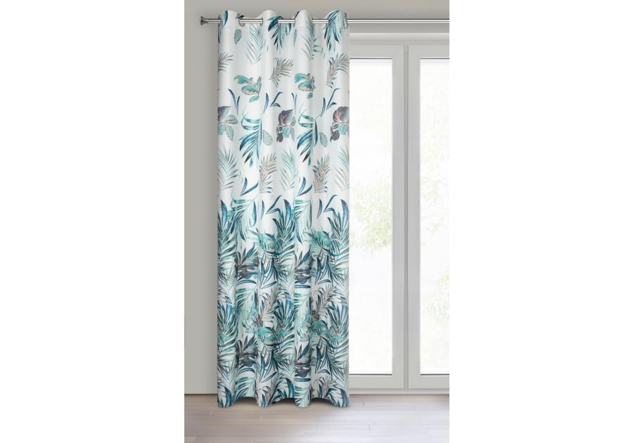 Zdjęcie: Zasłona gotowa D91 Pilar 140x250 cm granatowy EUROFIRANY