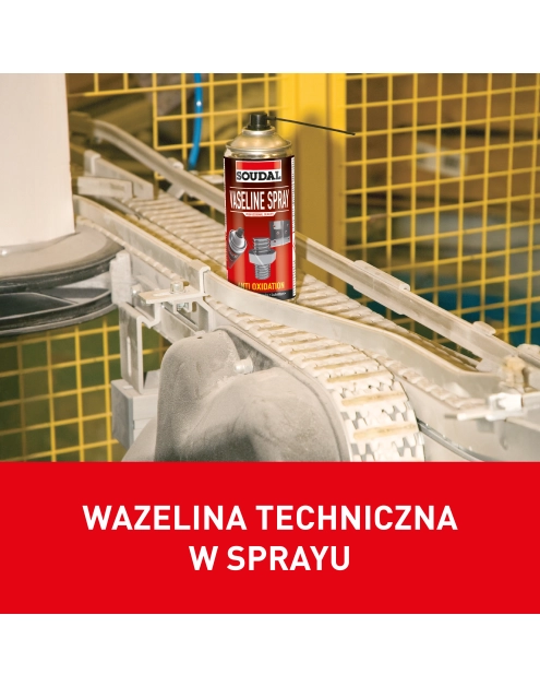 Zdjęcie: Wazelina techniczna w sprayu Vaseline Spray  400ml SOUDAL