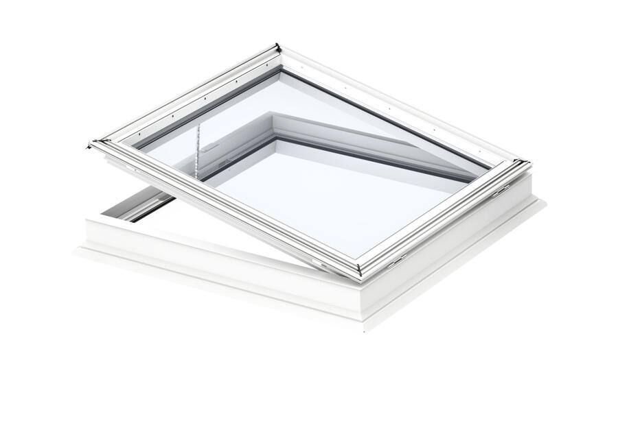 Zdjęcie: Okno do dachów płaskich CVP 0673QVA otwierane elektrycznie antywłamaniowe, 80x80 cm VELUX