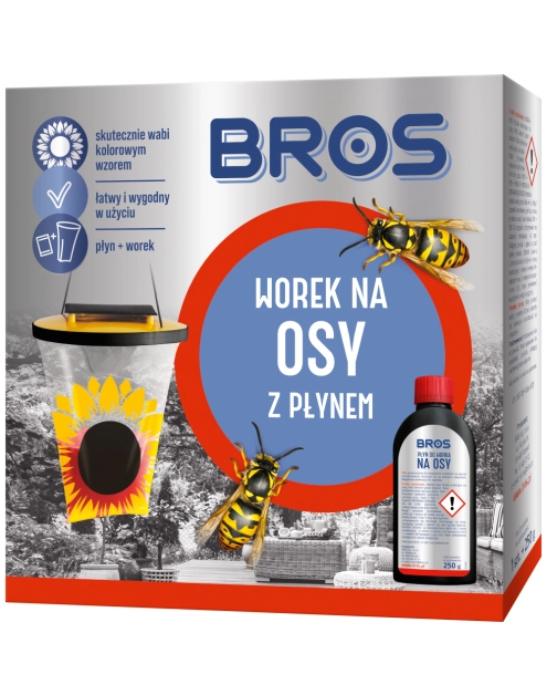 Zdjęcie: Worek na osy z płynem 250 g BROS