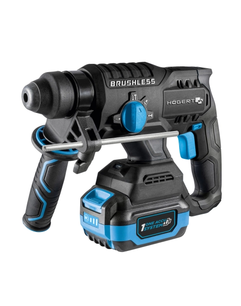 Zdjęcie: Młotwiertarka bezszczotkowa 4 funkcyjna zestaw HOGERT TECHNIK