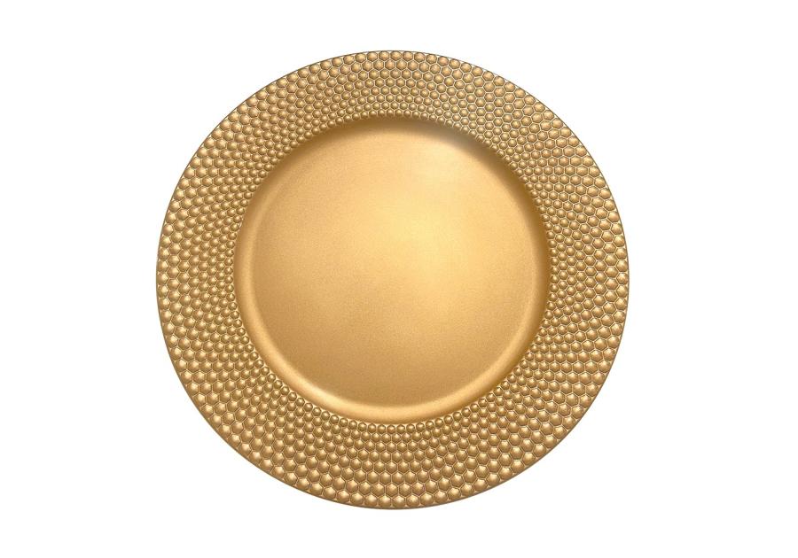 Zdjęcie: Podkładka pod talerz Krople 33 cm złota ALTOMDESIGN