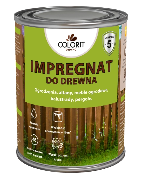 Zdjęcie: Impregnat do drewna, biały 750 ml COLORIT