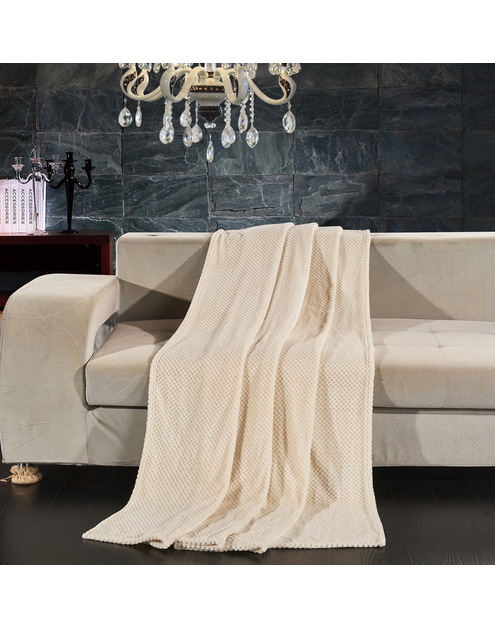 Zdjęcie: Koc Henry creamam 170x210 cm DECOKING