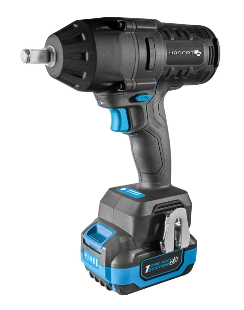 Zdjęcie: Klucz udarowy bezszczotkowy 600 Nm 18 V zestaw HOGERT TECHNIK