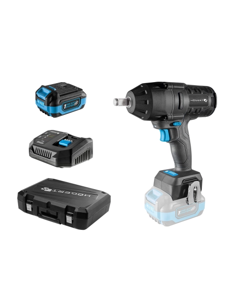 Zdjęcie: Klucz udarowy bezszczotkowy 600 Nm 18 V zestaw HOGERT TECHNIK