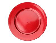 Zdjęcie: Podkładka pod talerz z brokatem 33 cm czerwona ALTOMDESIGN