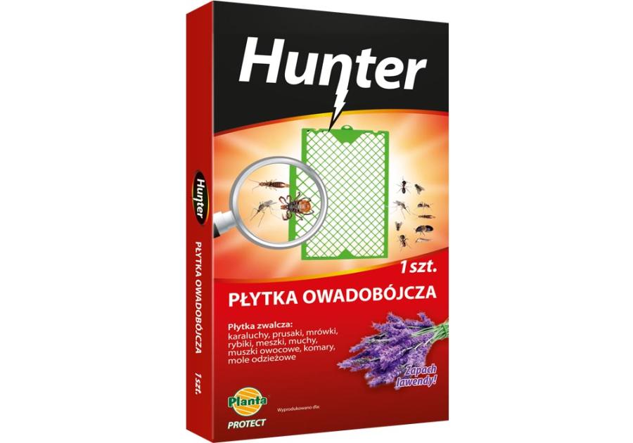Zdjęcie: Płytka owadobójcza zapach lawenda HUNTER