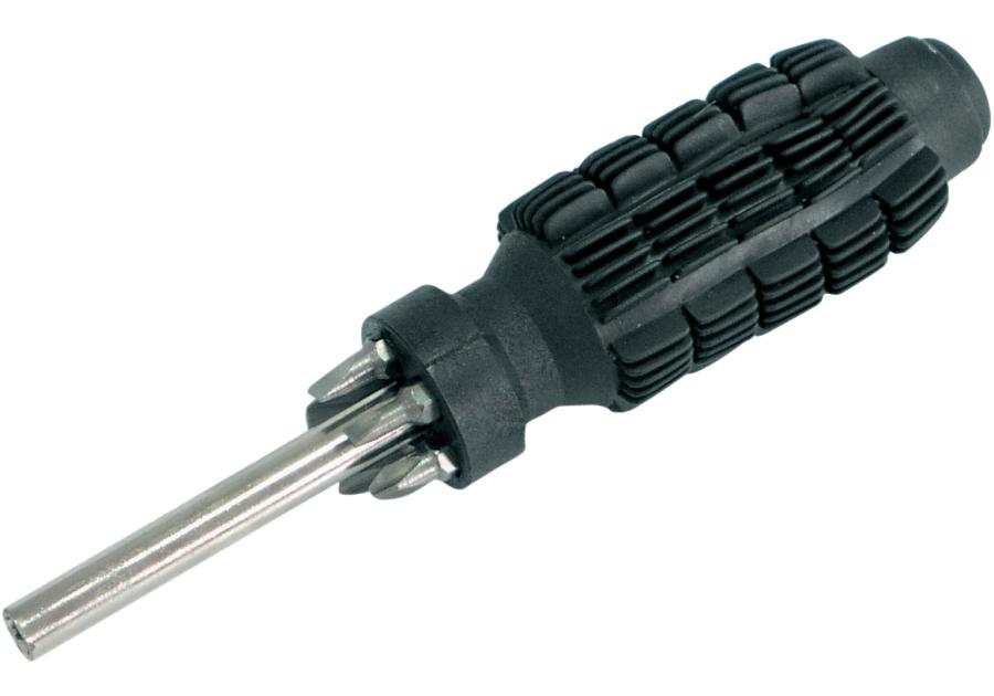 Zdjęcie: Wkrętak gumowa rękojeść , 5 końcówek MEGA